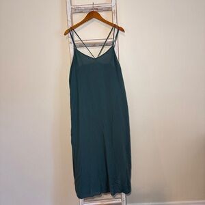 Aerie Teal Maxi Dress Size L